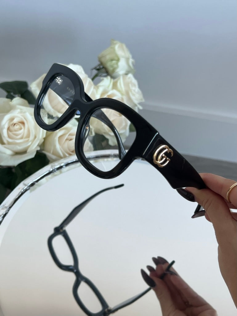 Gucci GG1423O Thick Rim Frames in Black