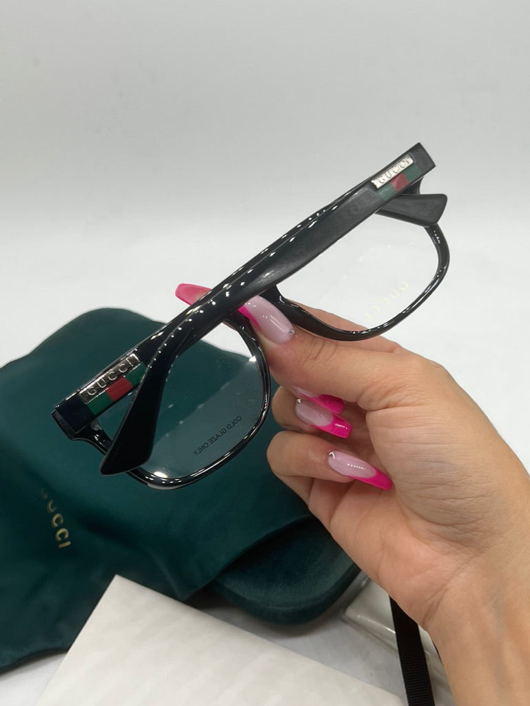Gucci GG1117O Flat Top Frames in Black