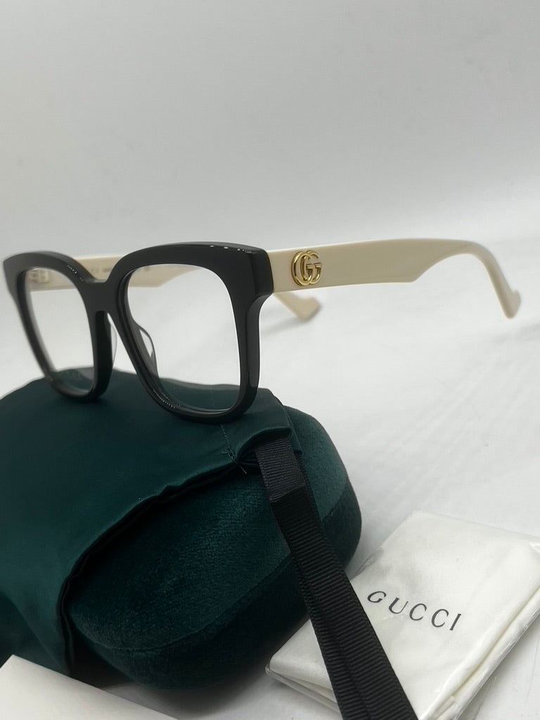 Gucci GG0958O Square Frames in Black Ivory
