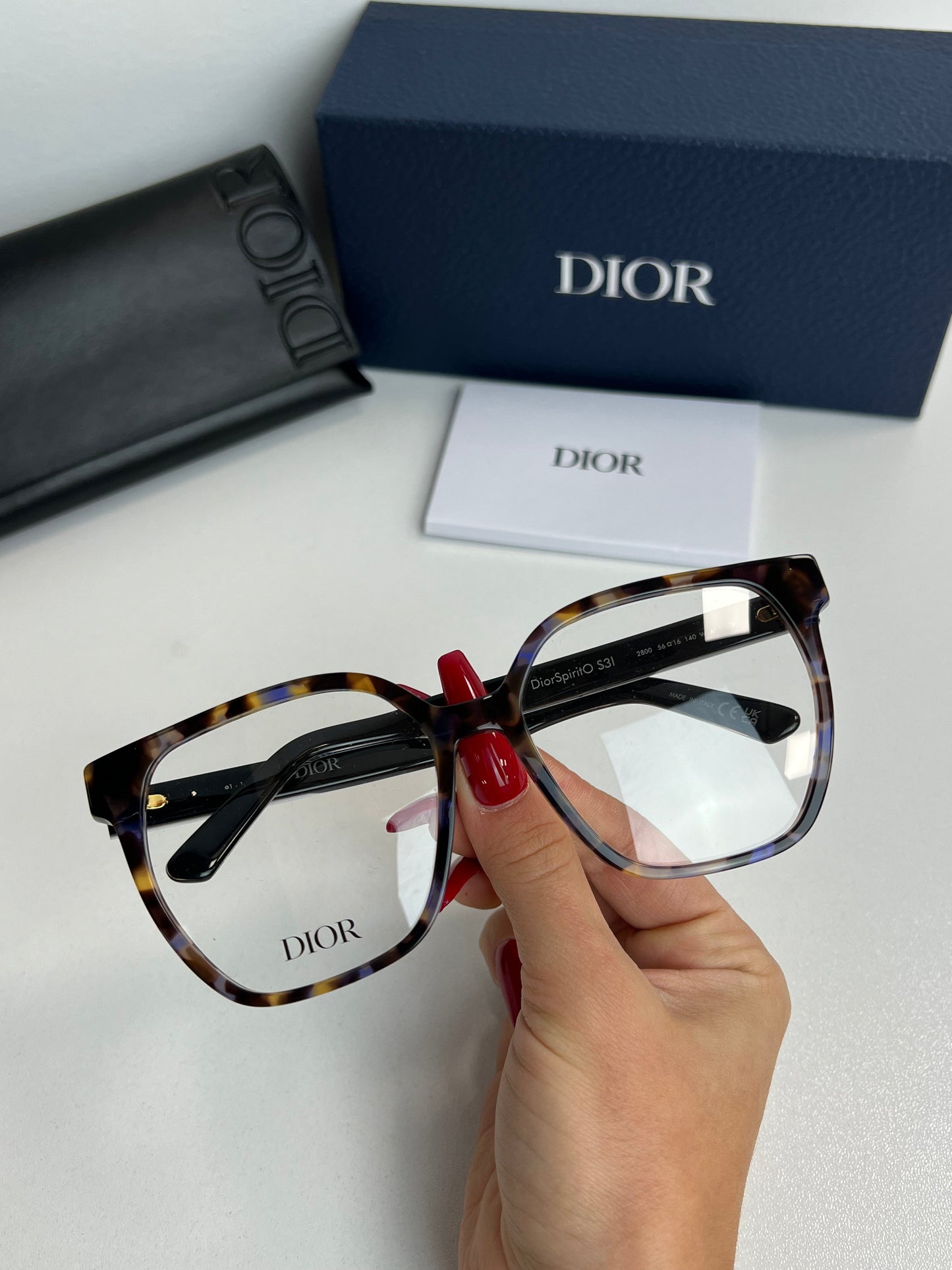 Dior SpiritO S3I Frames in Brown Multicolor Tortoise