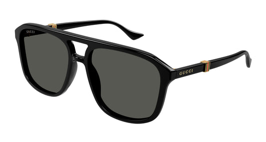 Gucci GG1494S Black Aviator Sunglasses