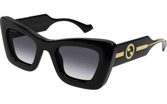 Gucci GG1552S Black Cat Eye Sunglasses
