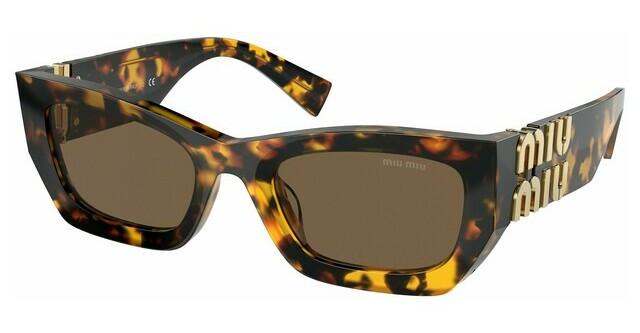 Miu Miu MU09WS Havana Brown Thick Cat Eye Sunglasses