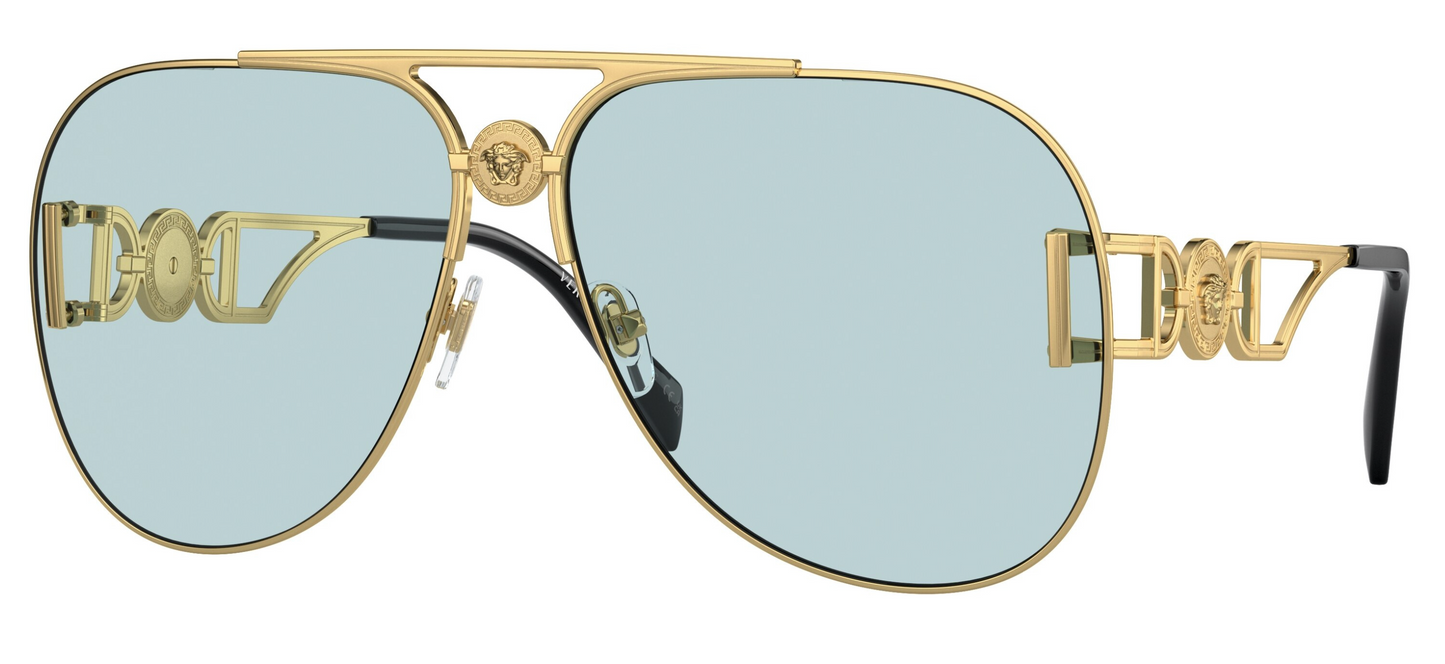 Versace VE2255 Medusa Ultra Oversized Aviator in Blue