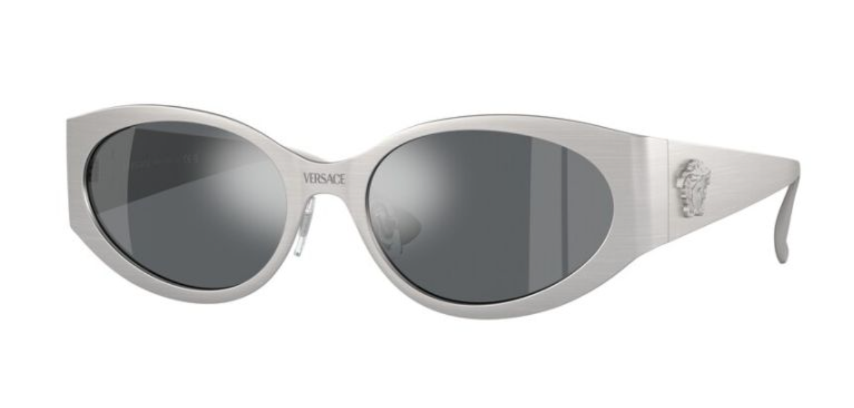 Versace VE2263 Metal Sunglasses in Silver