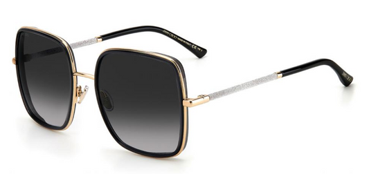 Jimmy Choo Jayla Black Square Sunglasses