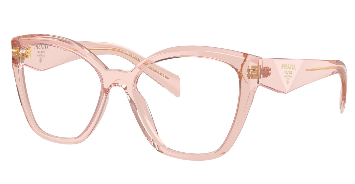 Prada PR20ZV Cat Eye Frames in Transparent Peach