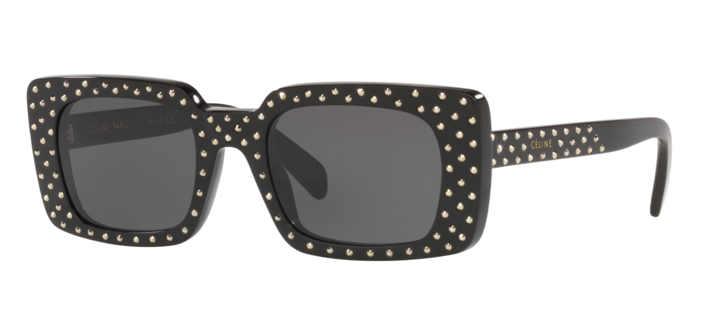 Celine CL4213IS Black Crystal Studded Sunglasses