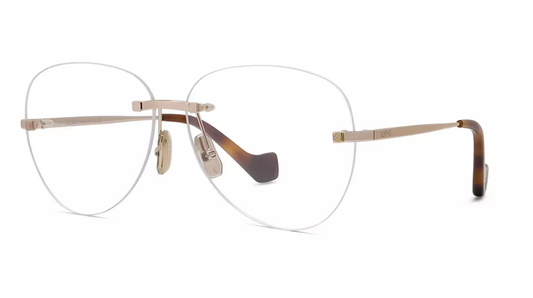 Loewe LW50025U Rimless Frames in Rose Gold