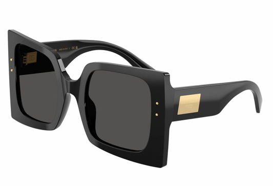 Dolce & Gabbana DG4490 Black Oversized Sunglasses
