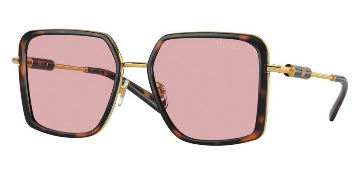 Versace VE2261 Sunglasses in Brown Pink