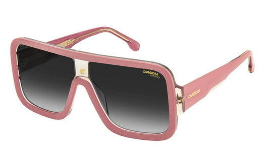Carrera Flaglab 14 Oversized Aviator Sunglasses in Pink