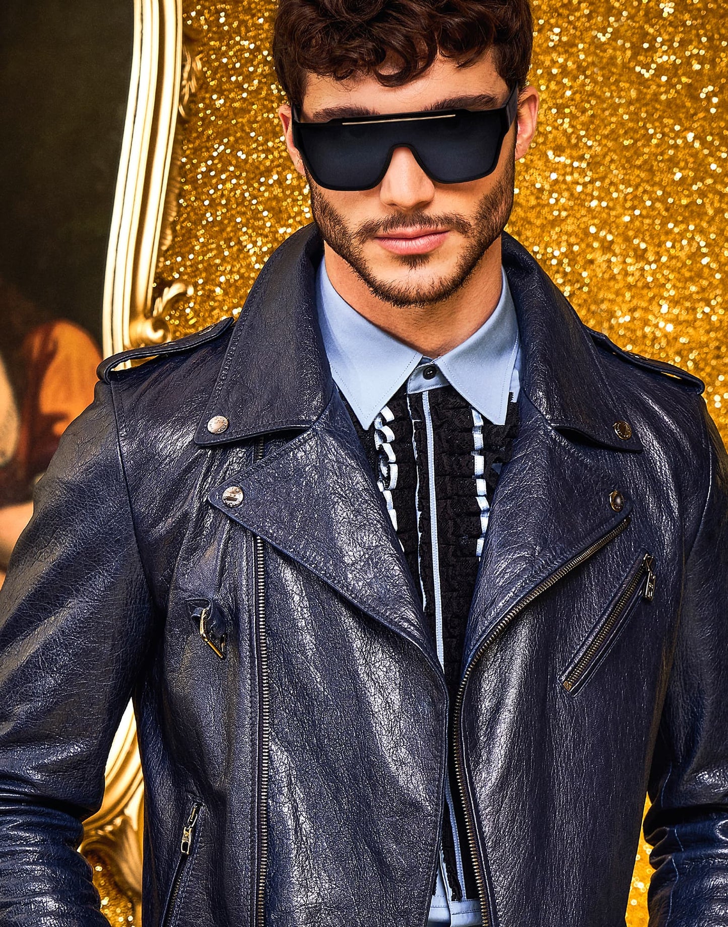 Dolce & Gabbana DG6125 Black Mask Sunglasses