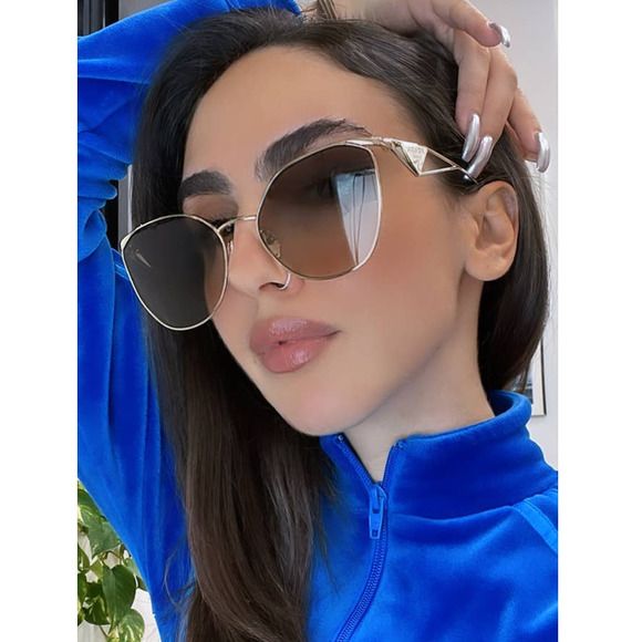 Prada PR50ZS Sunglasses in Gold