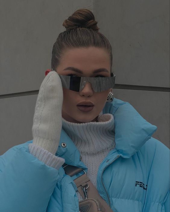 Balenciaga BB0041S Mono Shield Sunglasses in Silver