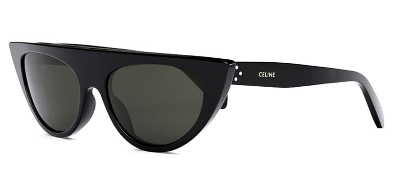 Celine CL40228I Bold Black Cat Eye Sunglasses