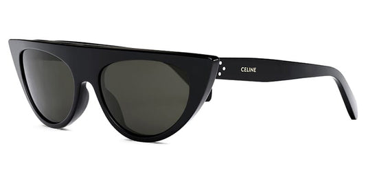 Celine CL40228I Bold Black Cat Eye Sunglasses