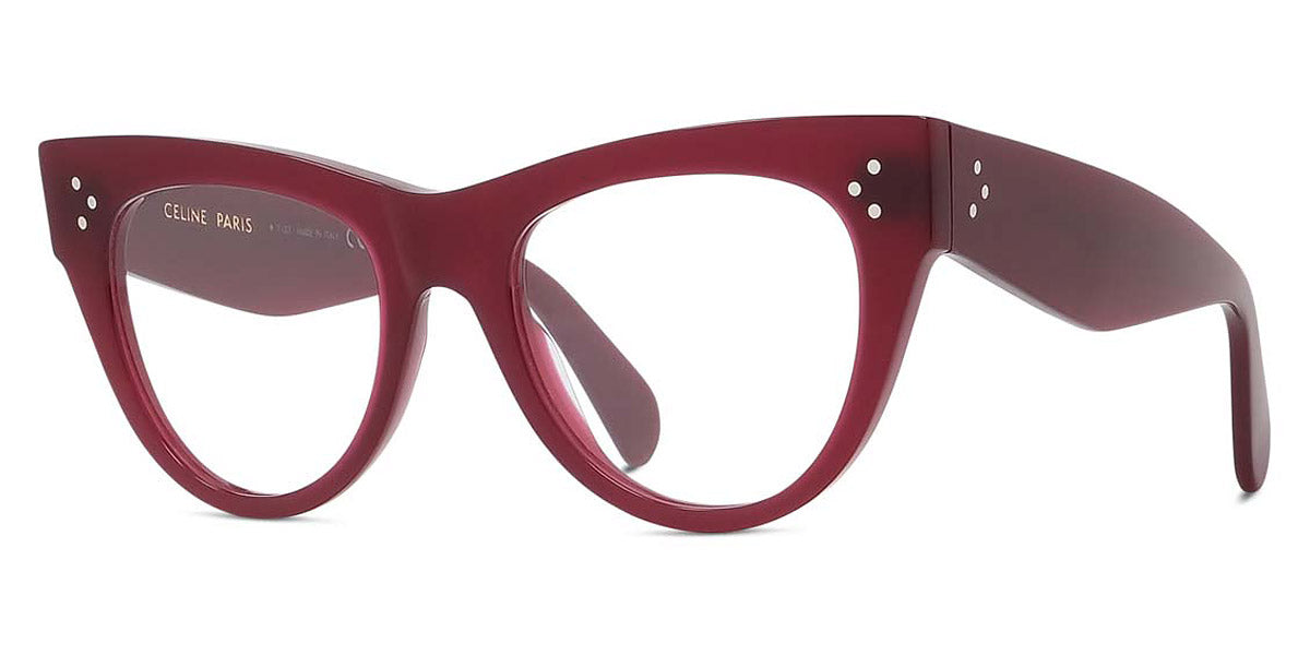 Celine CL5003IN Bordeaux Thick Cat Eye Eyeglasses Frames