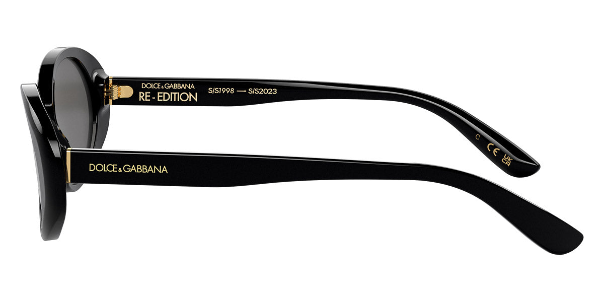 Dolce & Gabbana DG4443 Re-Edition Black Sunglasses