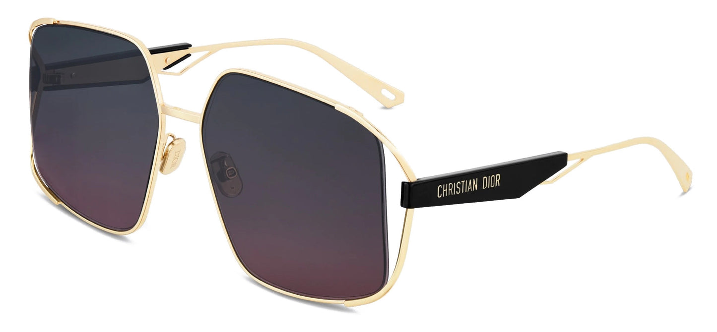 Dior ArchiDior S1U Oversized Sunglasses in Gold Gradient