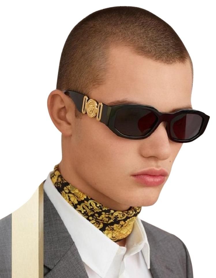Versace VE4361 Biggie Sunglasses in Black Gold