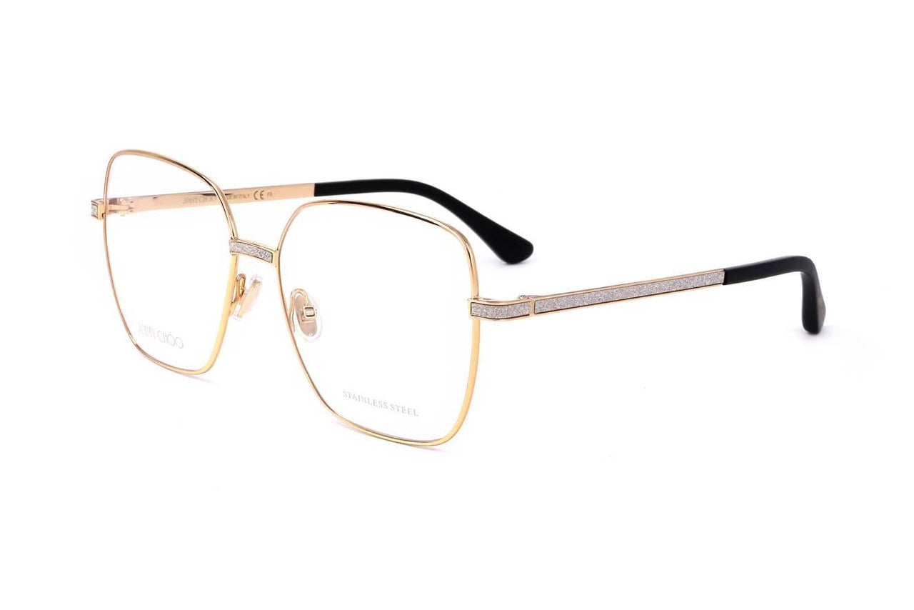 Jimmy Choo JC354 Gold Metal Glitter Frames