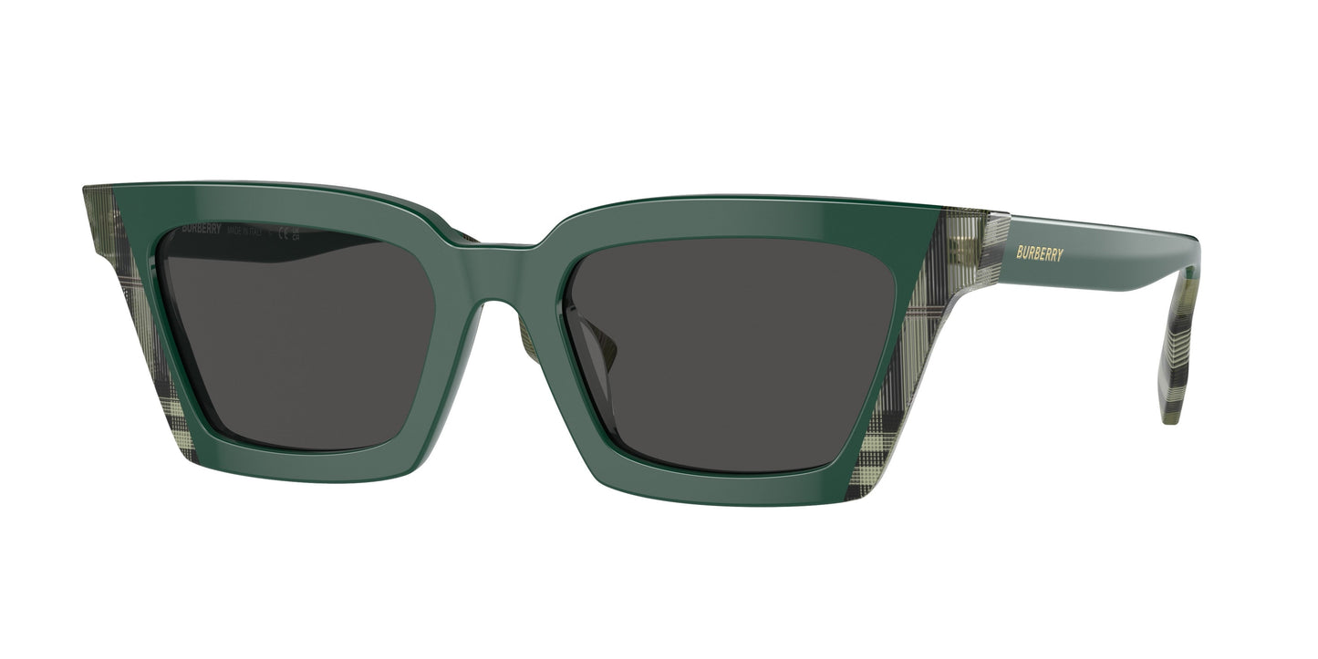 Burberry BE4392U Briar Sunglasses in Green Check