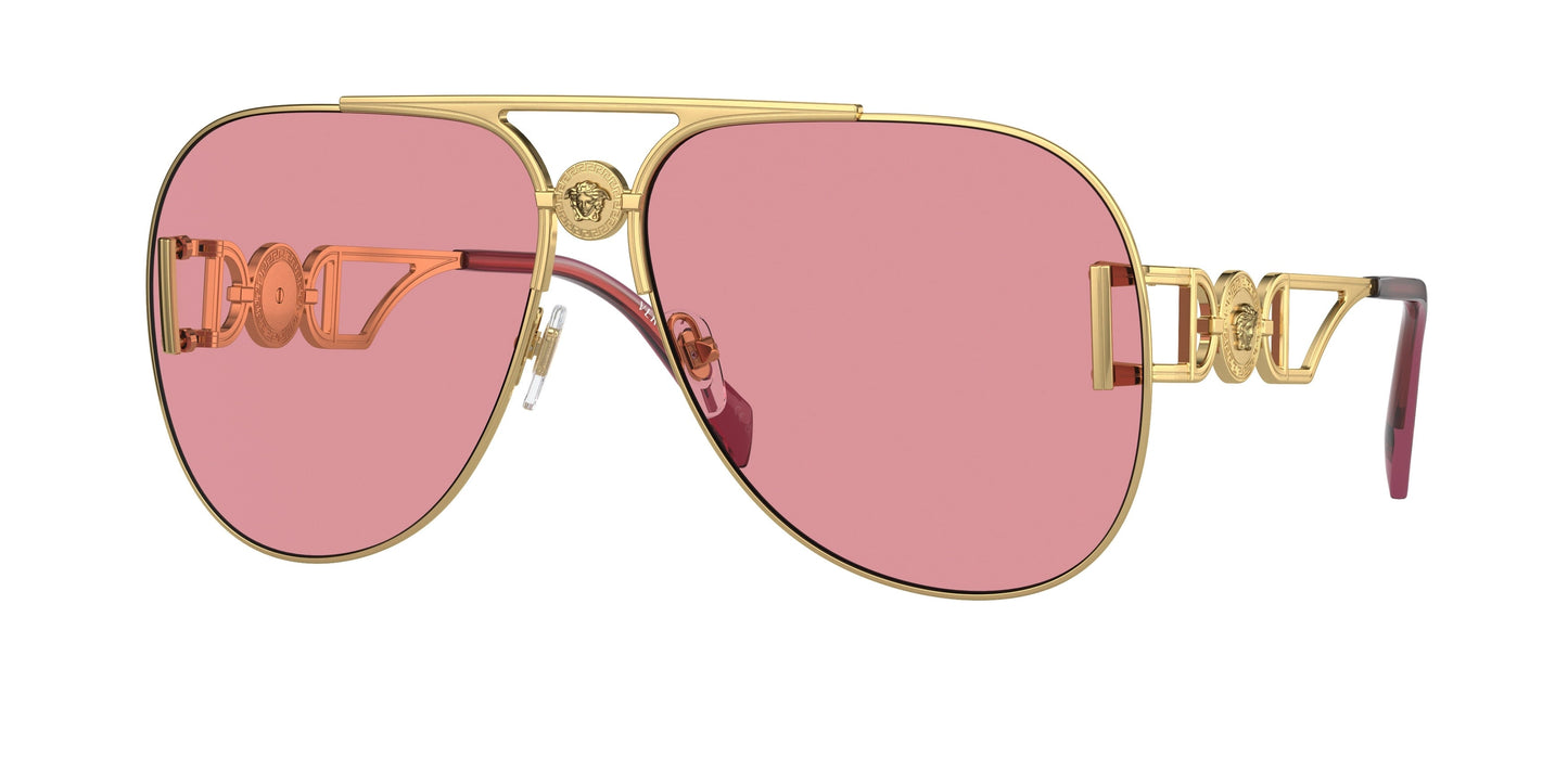 Versace VE2255 Medusa Ultra Oversized Aviator in Pink