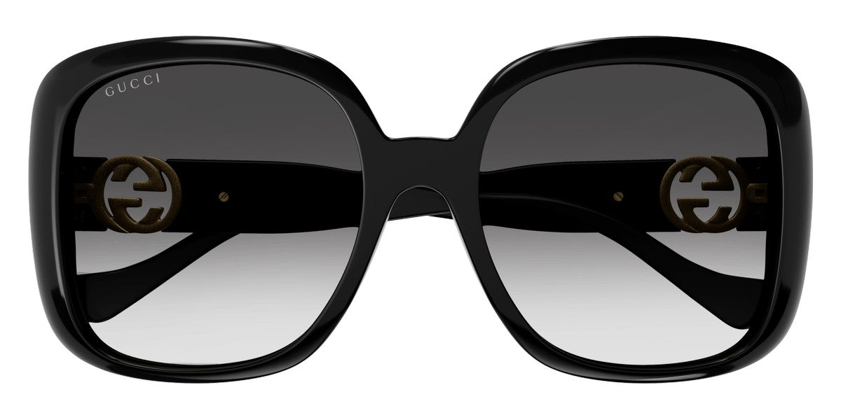 Gucci GG1029S Oversized Black Square Sunglasses
