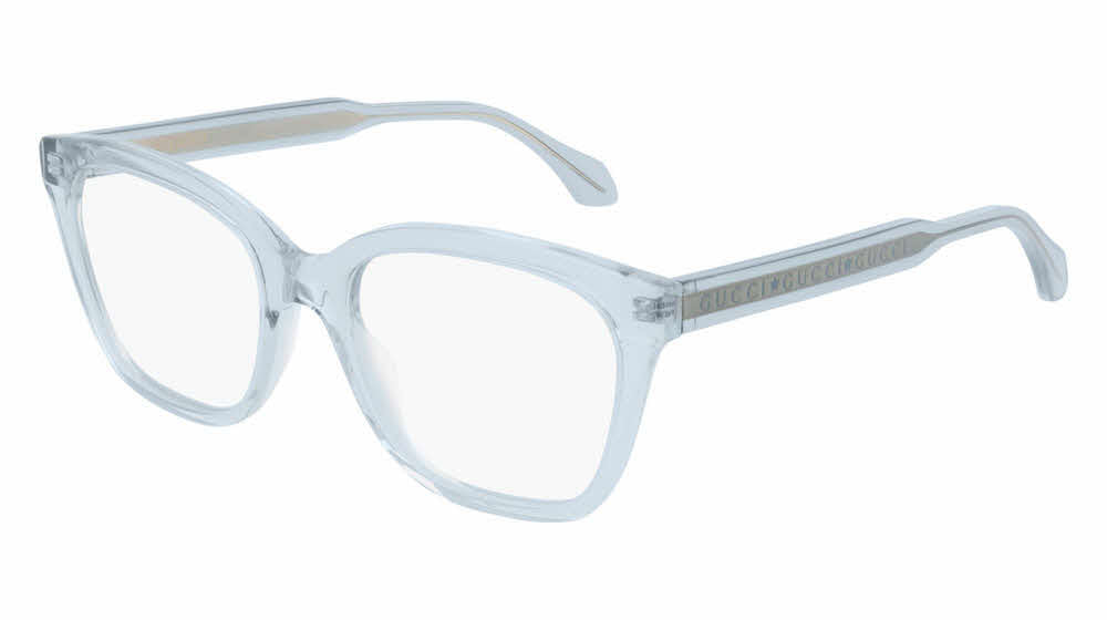 Gucci GG0566ON Clear Blue Eyeglasses Frames