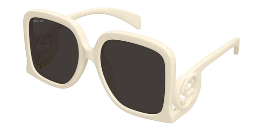 Gucci GG1326S Oversized Square Sunglasses in Ivory Grey