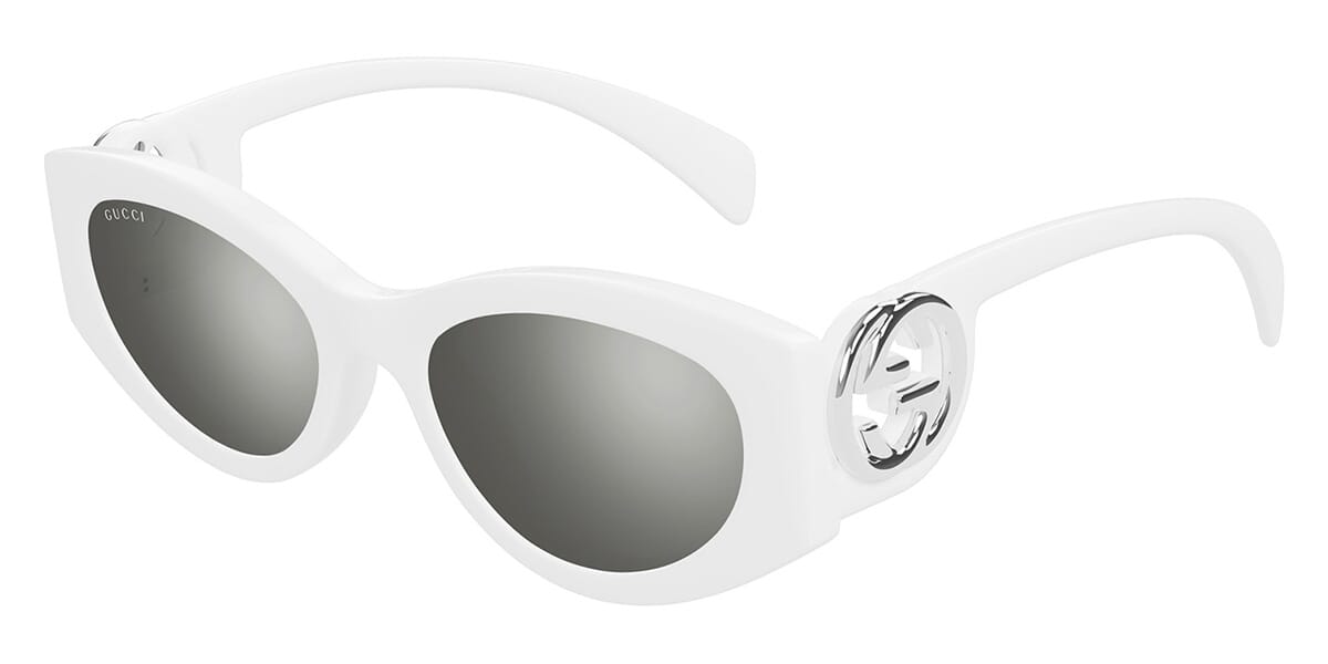 Gucci GG1691S White Cat Eye Sunglasses