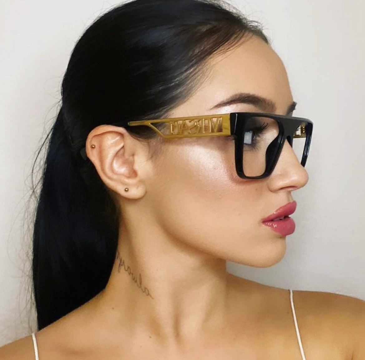 Versace VE3326U Black Gold Unisex Frames