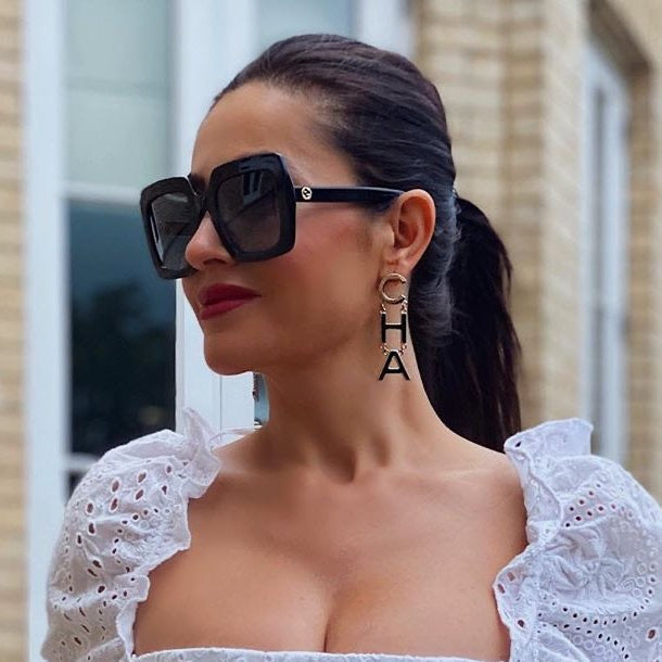 Gucci GG0328S Oversized Black Square Sunglasses