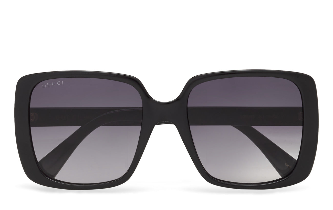 Gucci GG0632S Rectangular Marmont Logo Sunglasses in Black