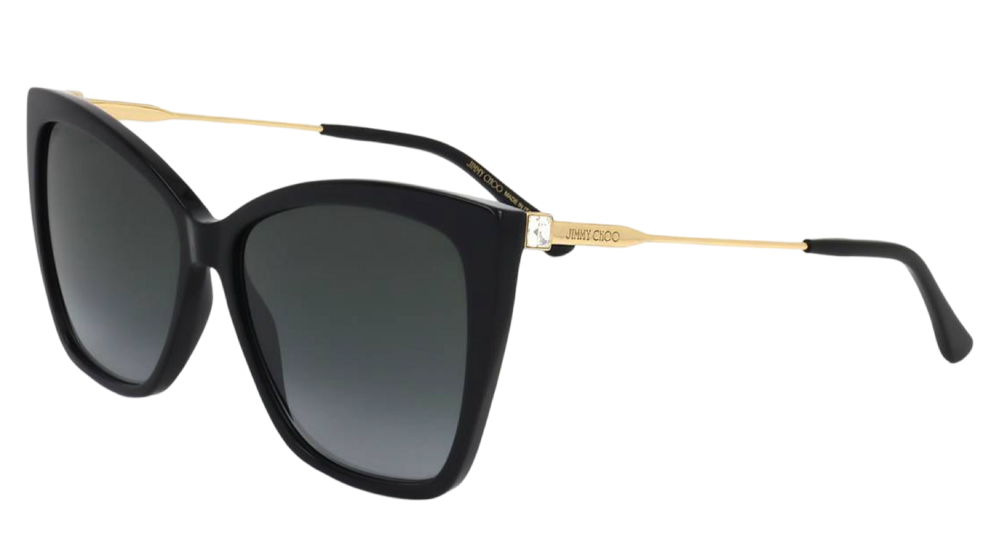 Jimmy Choo Seba Black Cat Eye Sunglasses