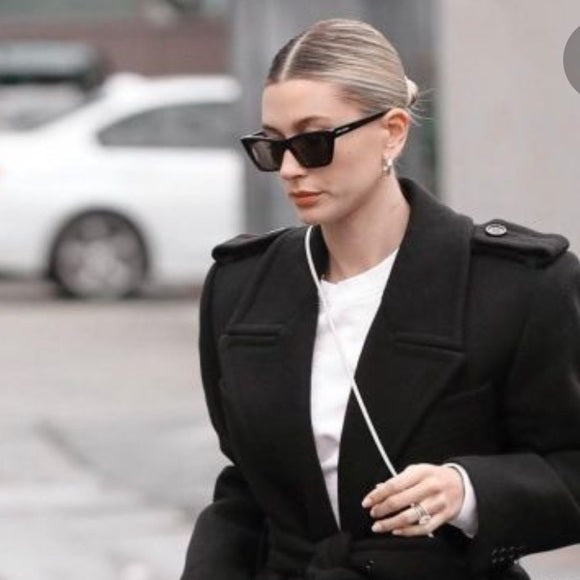 Saint Laurent SL276 Mica Cat Eye Sunglasses in Black