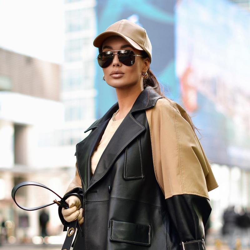 Saint Laurent Classic 11M Metal Logo Aviator Sunglasses in Bronze