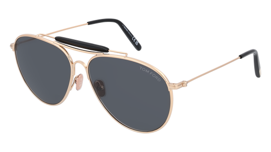 Tom Ford Raphael TF995 Aviator Sunglasses in Gold Grey