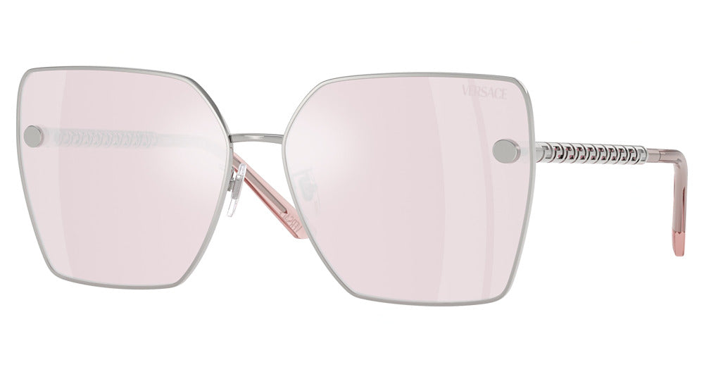 Versace VE2270D Sunglasses in Silver Lilac Mirror