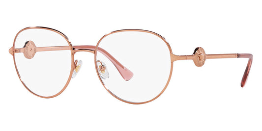 Versace VE1288 Rose Gold Metal Round Unisex Frames